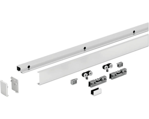 Schiebetürsystem mit Laufschiene und Zubehör