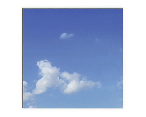 Panneau décoratif avec ciel bleu et nuages