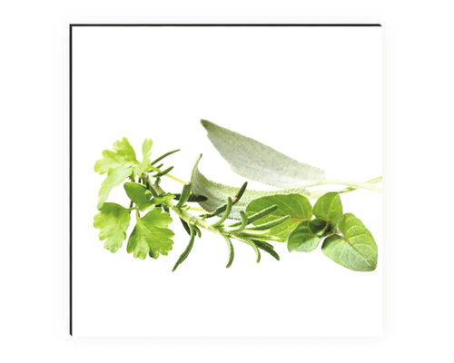 Diverses herbes fraîches telles que le persil, le romarin, la sauge et l''origan.