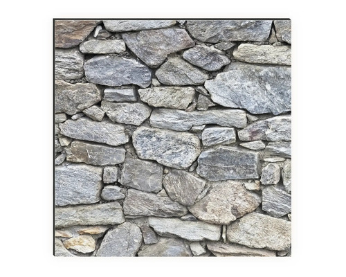 Motif de mur de pierre sur toile