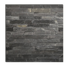 Crédence de cuisine mySpotti Profix Black Bricks mur de pierres 210 x 60 cm PX-21060-1247-HB