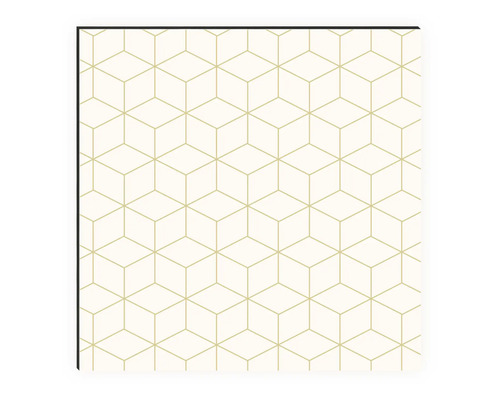 Papier peint avec motif géométrique de cubes