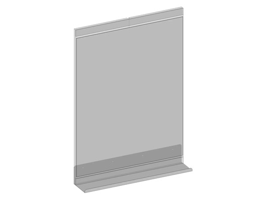 Duschwand mit Ablage