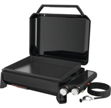 Tragbarer Gasgrill mit Grillplatte