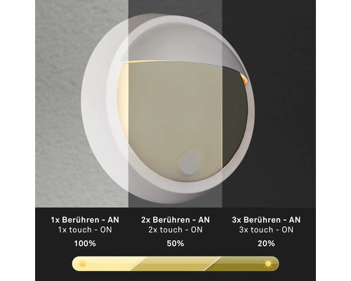 Nachtlicht mit Touchfunktion und einstellbarer Helligkeit