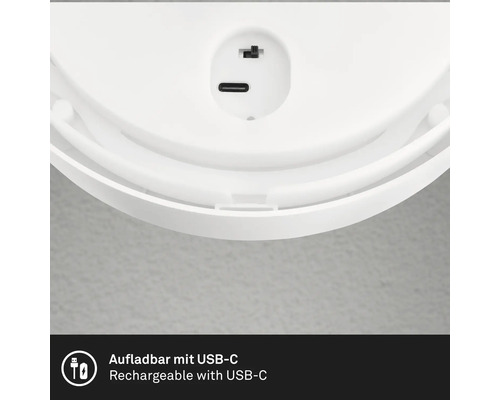 Aufladbar mit USB-C
