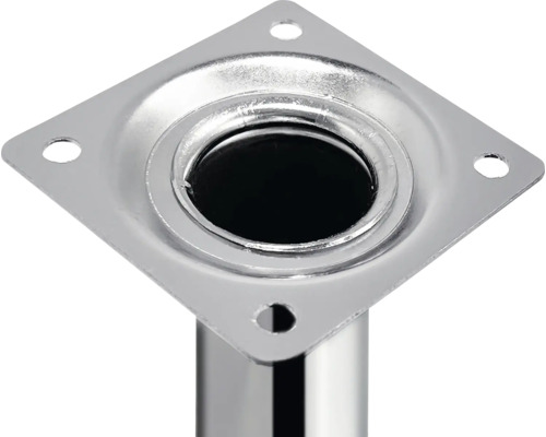 Möbelfuß aus Metall mit Montageplatte