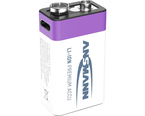 Pile lithium-ion Ansmann 9 volts