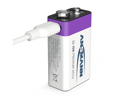 Ansmann Batterie lithium-ion Premium avec câble de charge