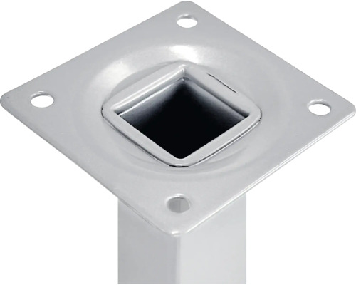 Metallmöbelfuss mit Montageplatte