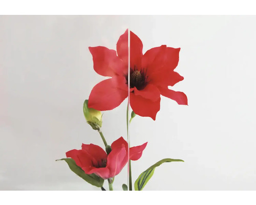 Dekorative Kunstblume mit Blüten und Blättern