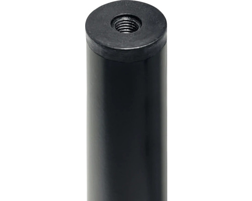 Pied de table noir avec filetage