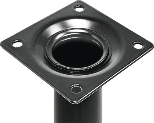 Plaque de fixation de pied de table avec quatre trous pour le montage