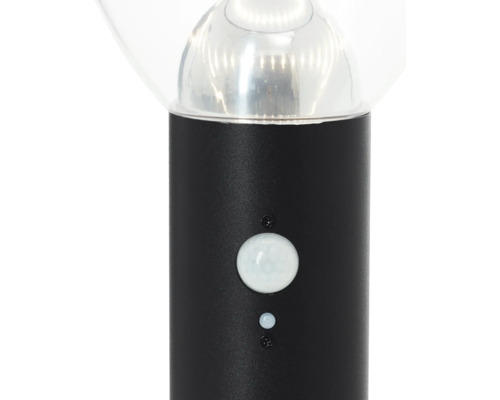 Vue détaillée d''une lampe avec détecteur de mouvement