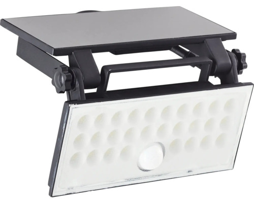 Projecteur LED avec détecteur de mouvement et module solaire