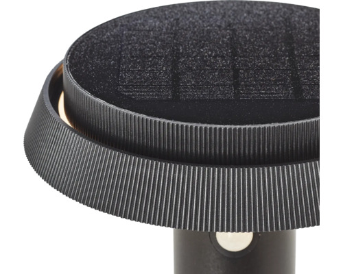 Lampe solaire avec design nervuré