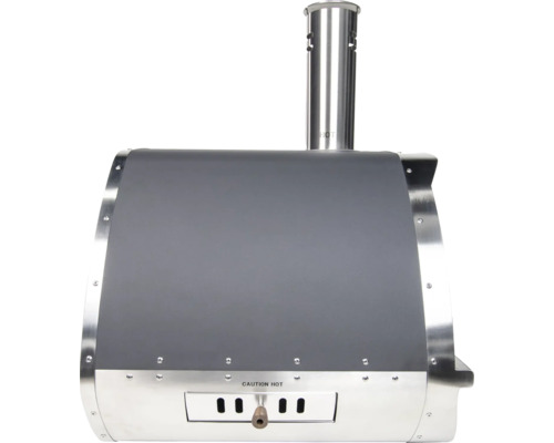 Pizzaofen mit Edelstahlschornstein