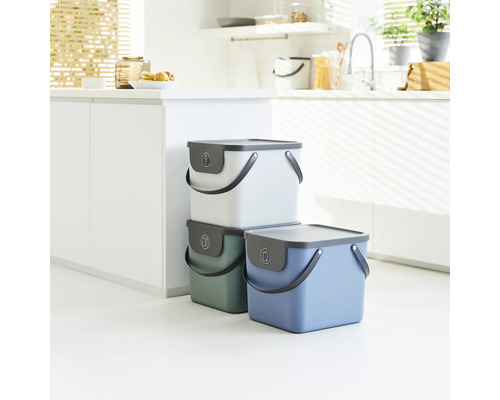 Recycling Abfallsystem Rotho ALBULA 40 Liter Horizon blue - HORNBACH
