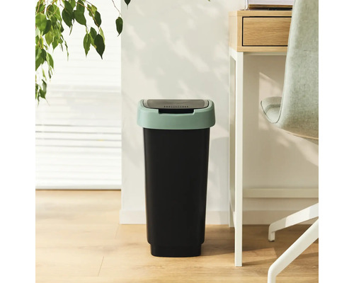 Abfalleimer mit Schwingdeckel für den Innenbereich