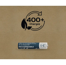 Pile rechargeable Lumak Pro avec plus de 400 charges