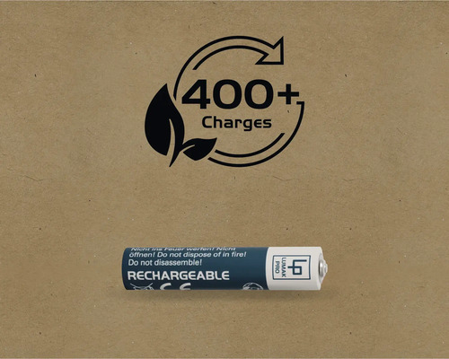 Pile rechargeable Lumak Pro avec plus de 400 charges