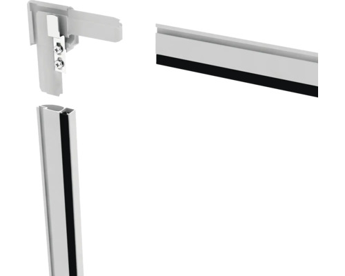 Aluminiumprofil mit Dichtung und Eckverbinder für Bauprojekte