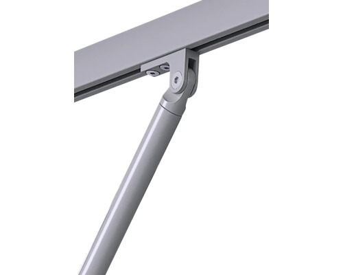 Gros plan d''un ferme-porte avec fixation sur un rail