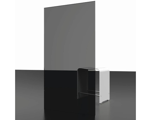 Paroi de douche et tabouret de douche