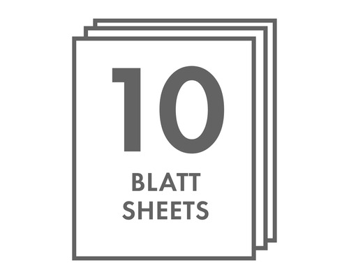 Symbole pour 10 feuilles