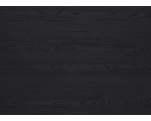 Nahaufnahme einer schwarzen Holzoberfläche mit Maserung