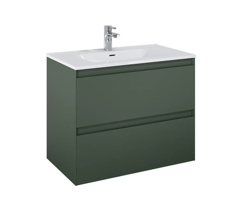 Meuble sous-lavabo avec lavabo et robinetterie pour salle de bain