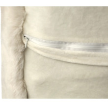 Coussin décoratif Romance beige 60 x 60 cm