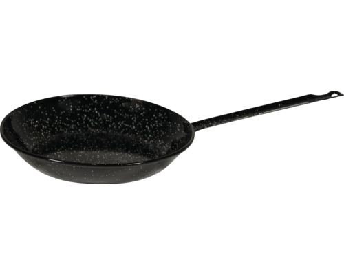 Poêle à frire en acier avec manche