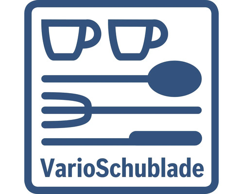 VarioSchublade Symbol für Geschirrspüler