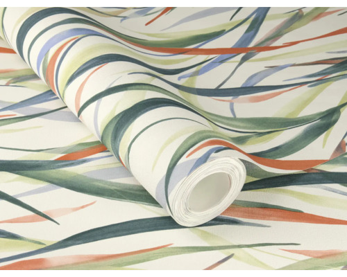 Rouleau de papier peint avec motif de feuilles