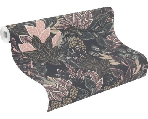 Tapetenrolle mit floralem Muster