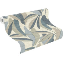Rouleau de papier peint à motifs de feuilles