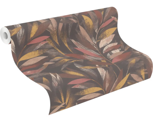 Rouleau de papier peint avec motif végétal