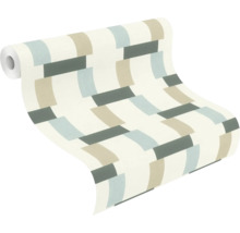 Rouleau de papier peint avec motif géométrique