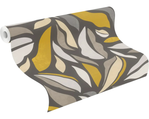 Rouleau de papier peint avec motif de feuilles