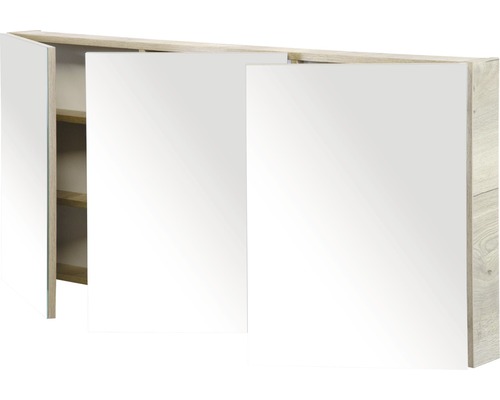 Armoire de toilette à trois portes pour la salle de bain