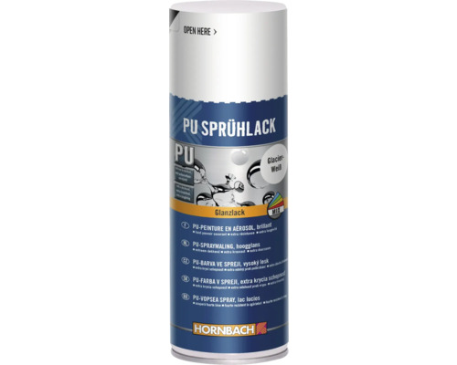 Peinture aérosol PU, vernis brillant