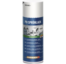 Peinture PU en aérosol, satinée, RAL 9010