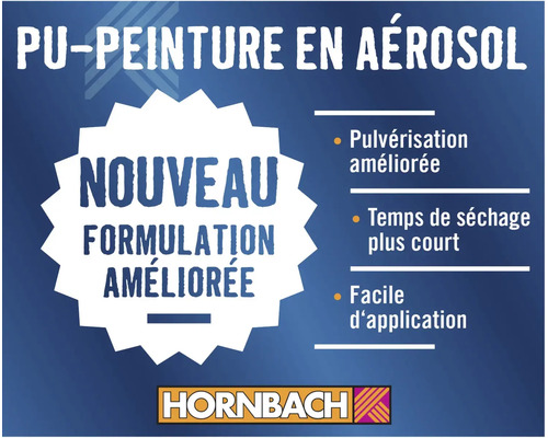 Peinture PU en aérosol avec une formule améliorée et une pulvérisation améliorée