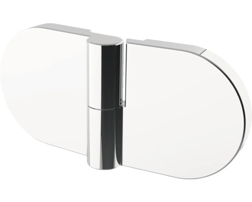 Charnière en verre intégrale