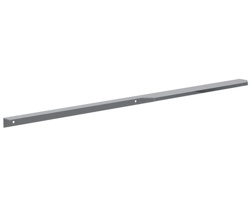 Longue poignée profilée grise avec trous de fixation pour montage sur meubles ou tiroirs
