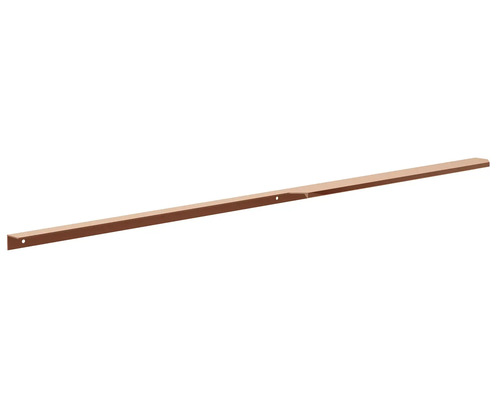 Longue poignée de meuble avec creux de préhension