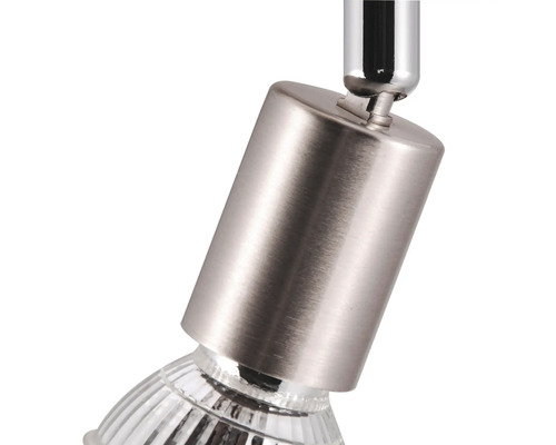 Gros plan d''un plafonnier pivotant en métal