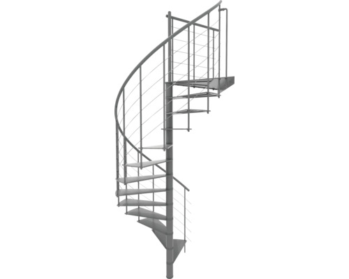 Escalier en colimaçon avec rampe