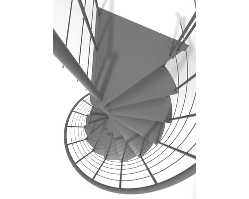 Escalier en colimaçon vu d''en bas